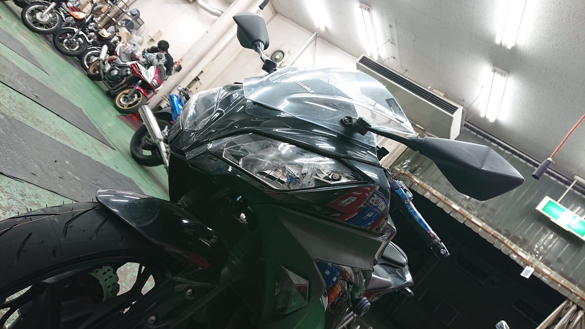 Ninja300 タイヤ交換 バイク用品店ナップス 横浜店ブログ